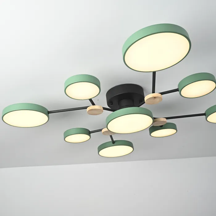 Потолочная люстра GAMMA D98 Green от ImperiumLoft