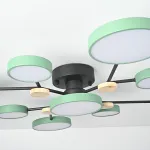 Потолочная люстра GAMMA D98 Green от ImperiumLoft