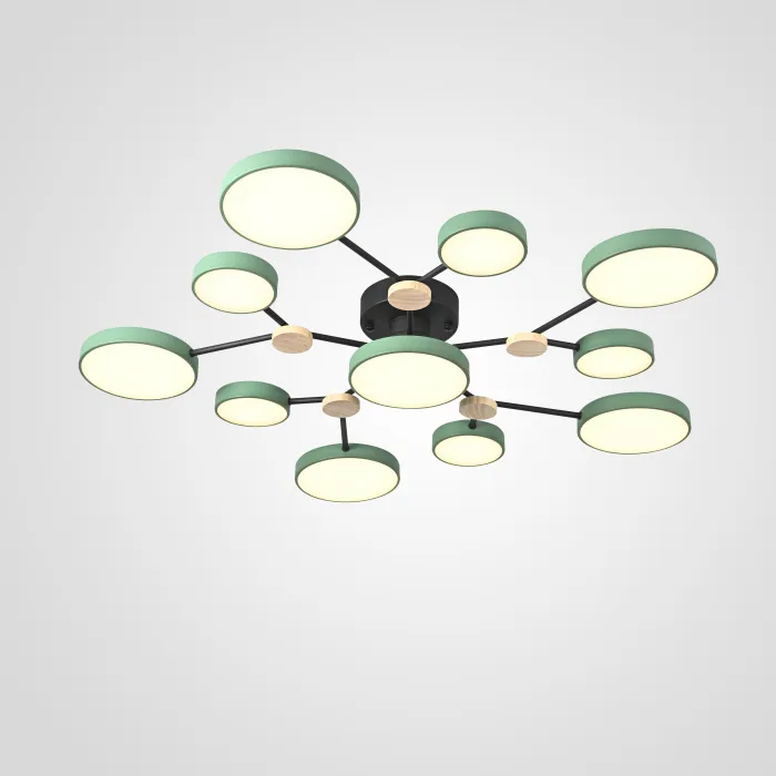 Потолочная люстра GAMMA D102 Green от ImperiumLoft