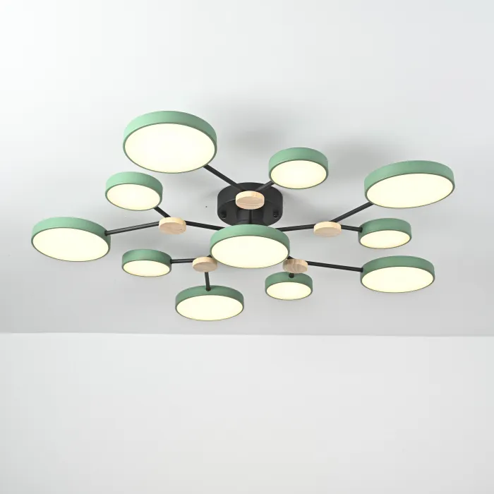 Потолочная люстра GAMMA D102 Green от ImperiumLoft
