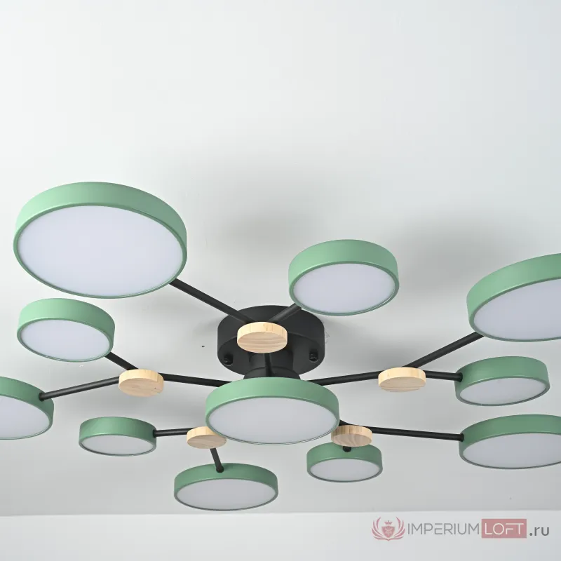 Потолочная люстра GAMMA D102 Green от ImperiumLoft