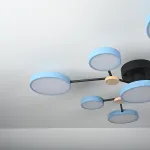 Потолочная люстра GAMMA D98 Blue от ImperiumLoft