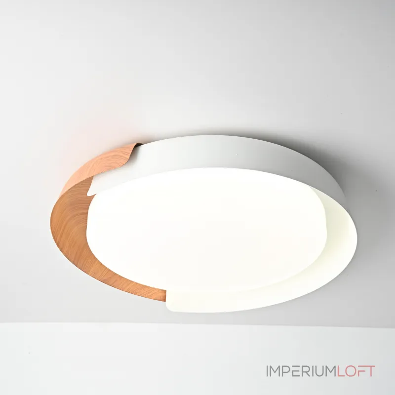 Потолочный светильник ADDA White/Wood от ImperiumLoft Потолочный светильник ADDA White/Wood от ImperiumLoft