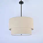 Люстра RH TWO-TIER ROUND Shade Linen от ImperiumLoft
