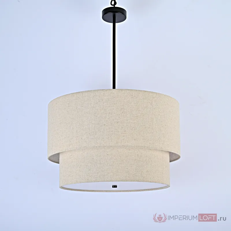 Люстра RH TWO-TIER ROUND Shade Linen от ImperiumLoft