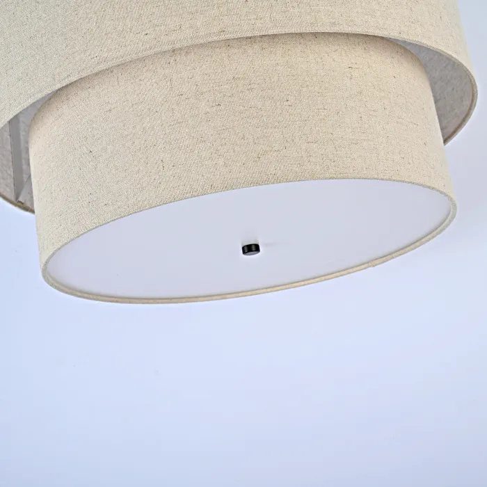 Люстра RH TWO-TIER ROUND Shade Linen от ImperiumLoft