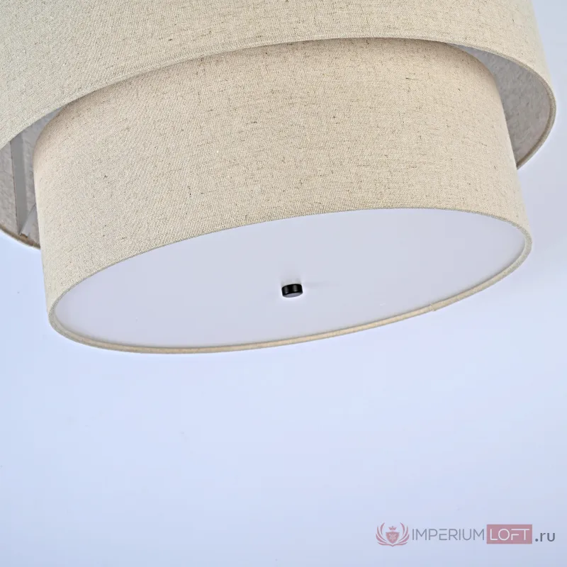 Люстра RH TWO-TIER ROUND Shade Linen от ImperiumLoft