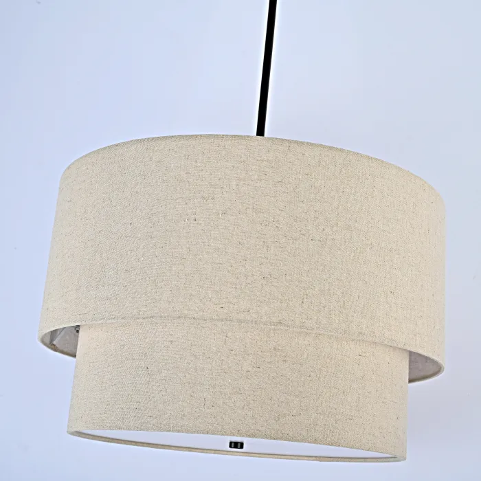 Люстра RH TWO-TIER ROUND Shade Linen от ImperiumLoft