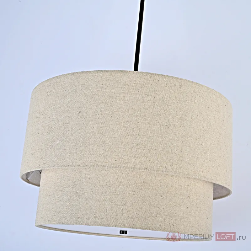 Люстра RH TWO-TIER ROUND Shade Linen от ImperiumLoft