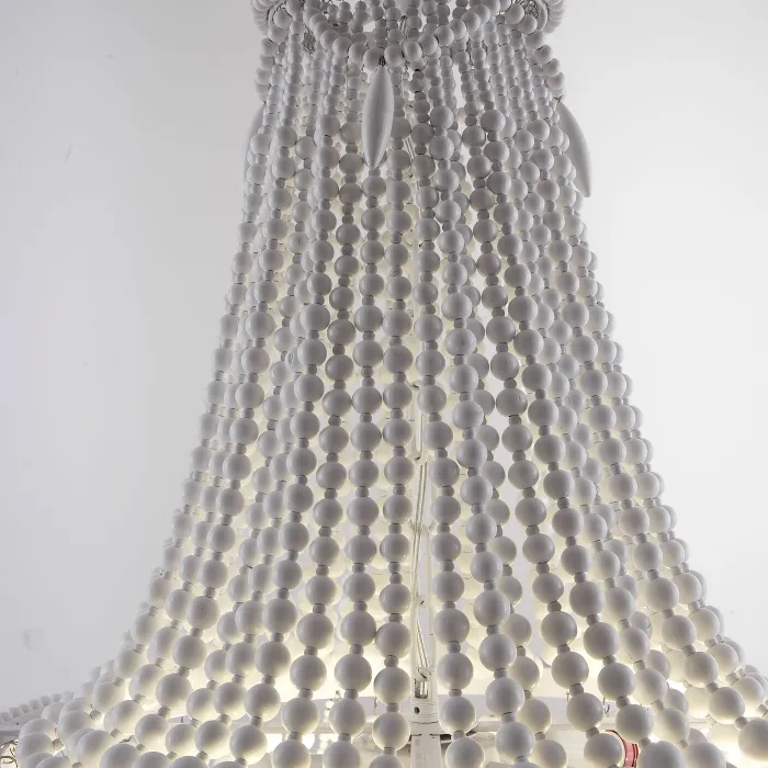 Люстра RH Anselme White Wood Large Chandelier от ImperiumLoft