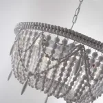 Люстра RH Anselme White Wood Weathered Chandelier от ImperiumLoft