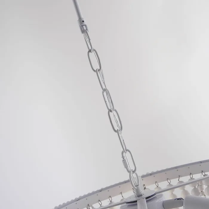 Люстра RH Anselme White Wood Weathered Chandelier от ImperiumLoft