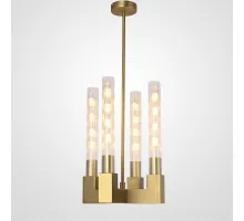 Люстра на штанге CANELLE Pendant lamp 4 Modern Brass