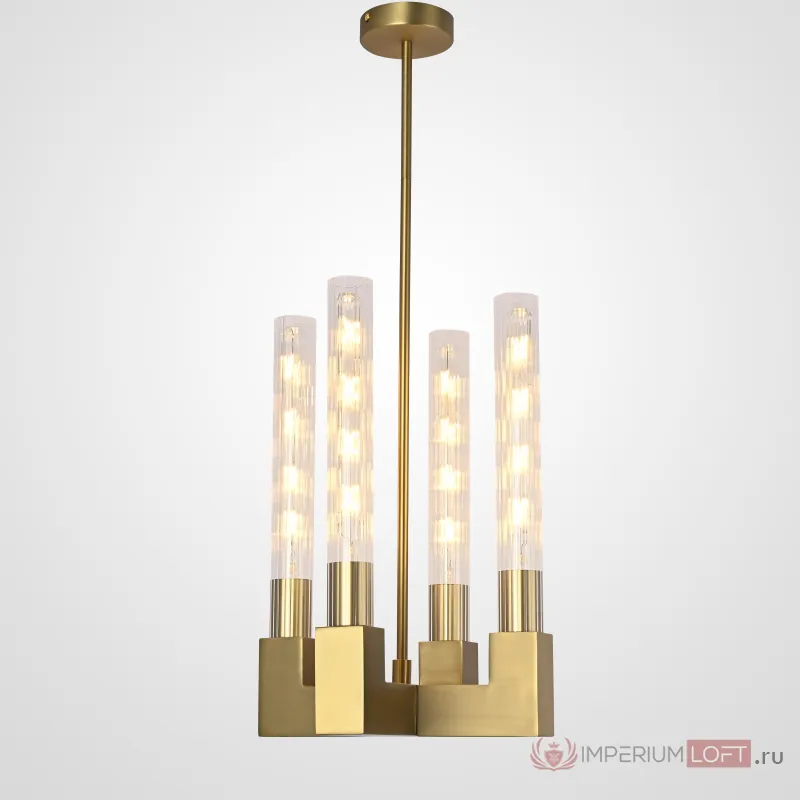 Люстра RH CANELLE Pendant lamp 4 Modern Brass от ImperiumLoft
