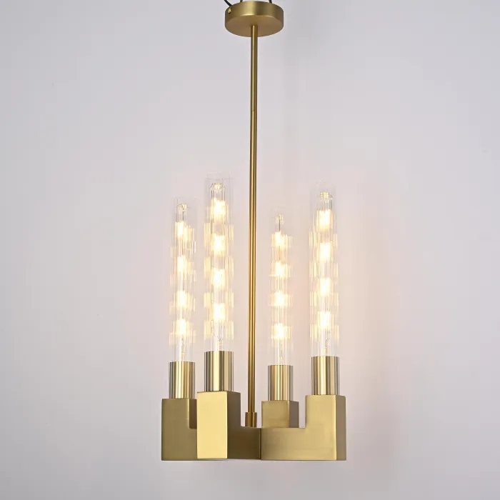 Люстра CANELLE Pendant lamp 4 Modern Brass от ImperiumLoft