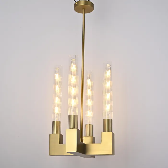 Люстра CANELLE Pendant lamp 4 Modern Brass от ImperiumLoft