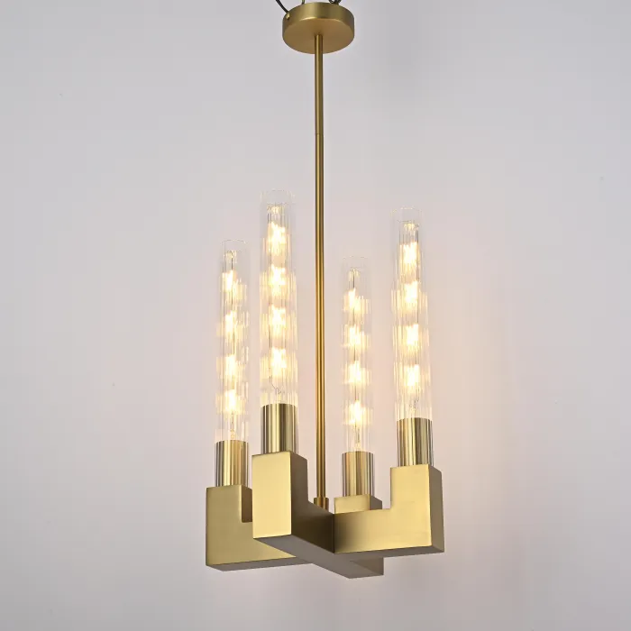 Люстра CANELLE Pendant lamp 4 Modern Brass от ImperiumLoft