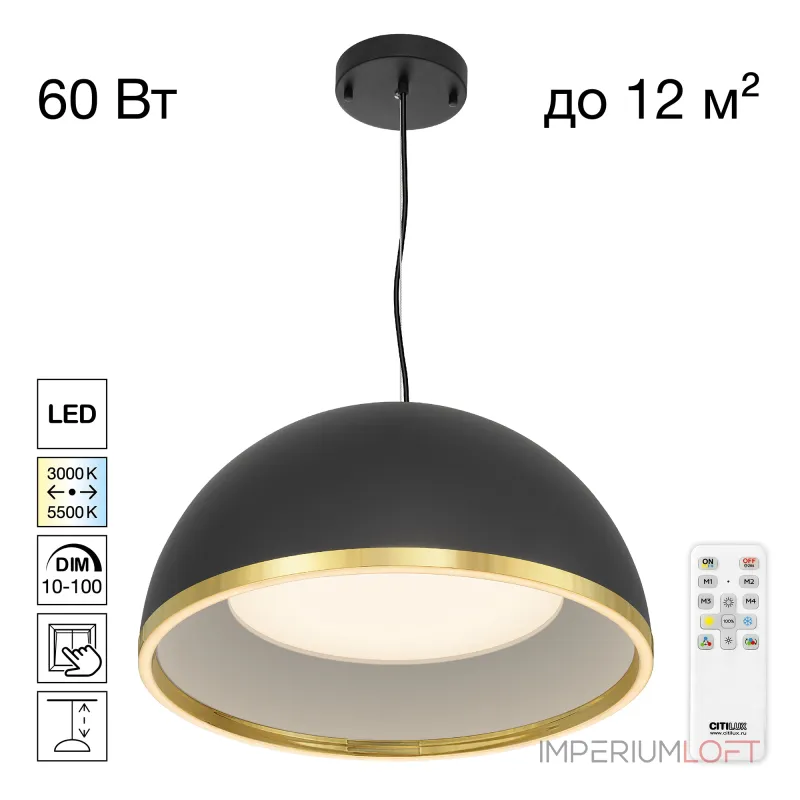 Подвесной светильник Citilux FLOOM CL736251 Подвесной светильник Citilux FLOOM CL736251