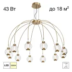 Подвесная люстра Citilux NOONA CL251190