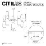 Люстра на штанге Citilux TENDY CL244151