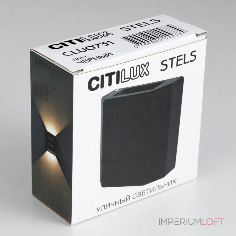 Уличный настенный светильник Citilux STELS CLU0731