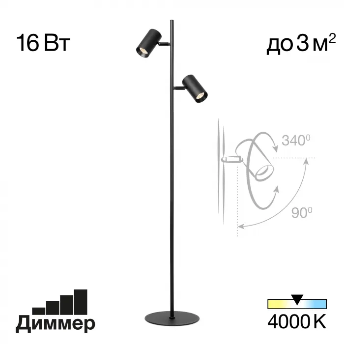 Торшер Citilux Twin CL809011N от ImperiumLoft