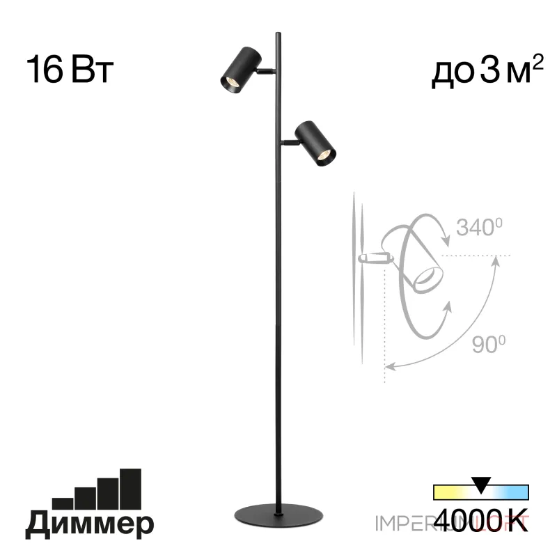 Торшер Citilux Twin CL809011N от ImperiumLoft Торшер Citilux Twin CL809011N от ImperiumLoft
