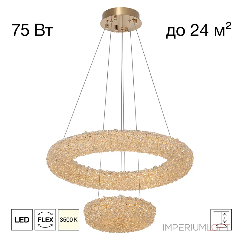 Подвесная люстра Citilux CLOUDY CL323172