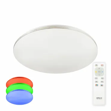 Потолочный светильник с пультом RGB Citilux Симпла CL714480G