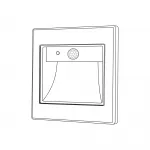 Встраиваемый светильник с датчиком движения Citilux Skally CLD005KS0