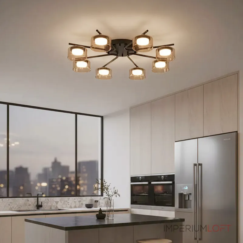 Потолочная люстра Citilux ESPACE CL243181 Потолочная люстра Citilux ESPACE CL243181