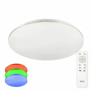 Потолочный светильник с пультом RGB Citilux Симпла CL714680G