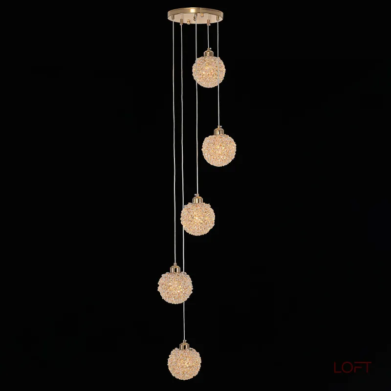 Подвесной каскадный светильник Citilux CLOUDY CL323052