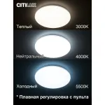 Потолочный светильник с пультом RGB Citilux Симпла CL714680G