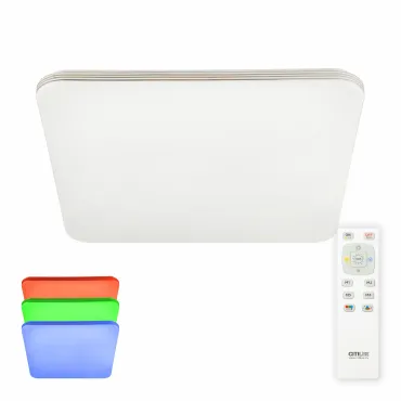 Потолочный светильник с пультом RGB Citilux Симпла CL714K680G