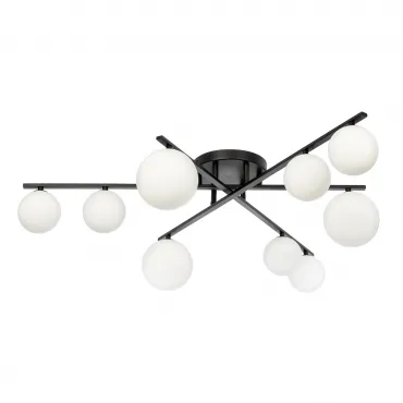 Люстра потолочная Чёрная Citilux GLOB CL209291