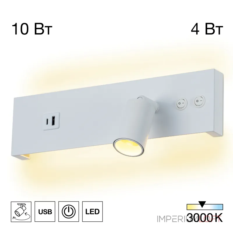 Светильник настенный Citilux Декарт CL704460 от ImperiumLoft Светильник настенный Citilux Декарт CL704460 от ImperiumLoft