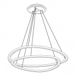 Подвесная люстра Citilux ТRIO CL215B060E LED