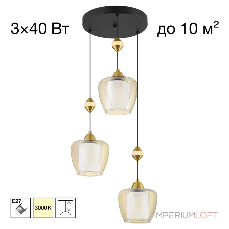 Подвесная люстра Citilux NORT CL475023