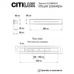 Светильник настенный Citilux Тринити CL238641