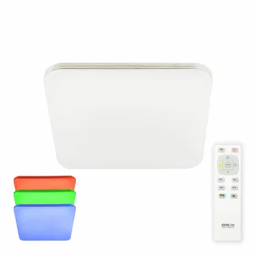 Потолочный светильник с пультом RGB Citilux Симпла CL714K330G