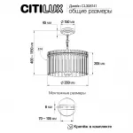 Подвесная люстра Citilux Jane CL306141