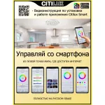 Умный потолочный светильник Citilux Триест Смарт CL737A54E