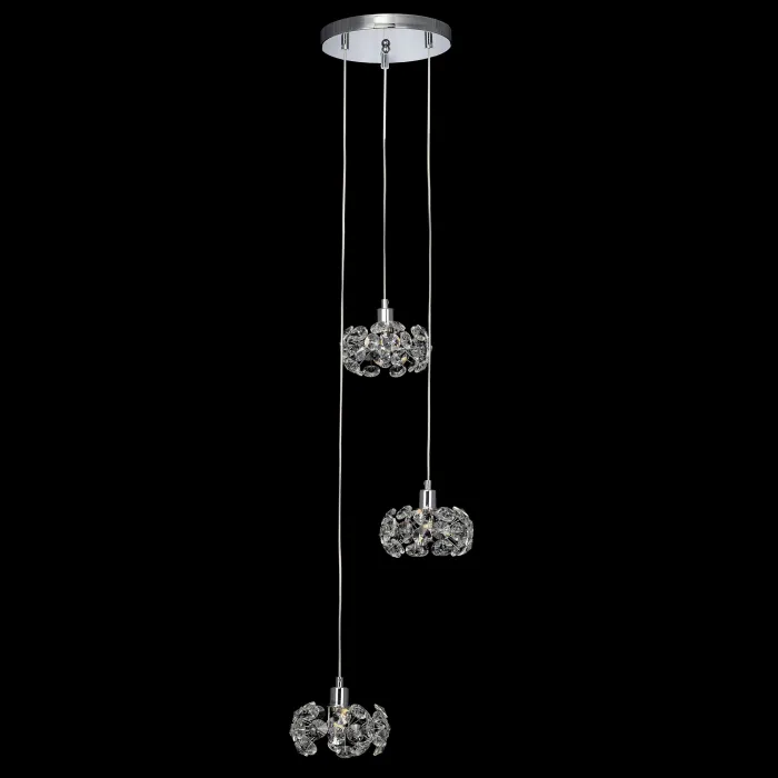 Хрустальный подвесной светильник Хром Citilux Eletto Betsy EL322P03.1 от ImperiumLoft