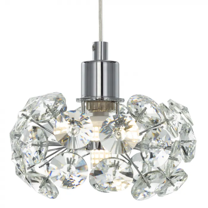 Хрустальный подвесной светильник Хром Citilux Eletto Betsy EL322P03.1 от ImperiumLoft