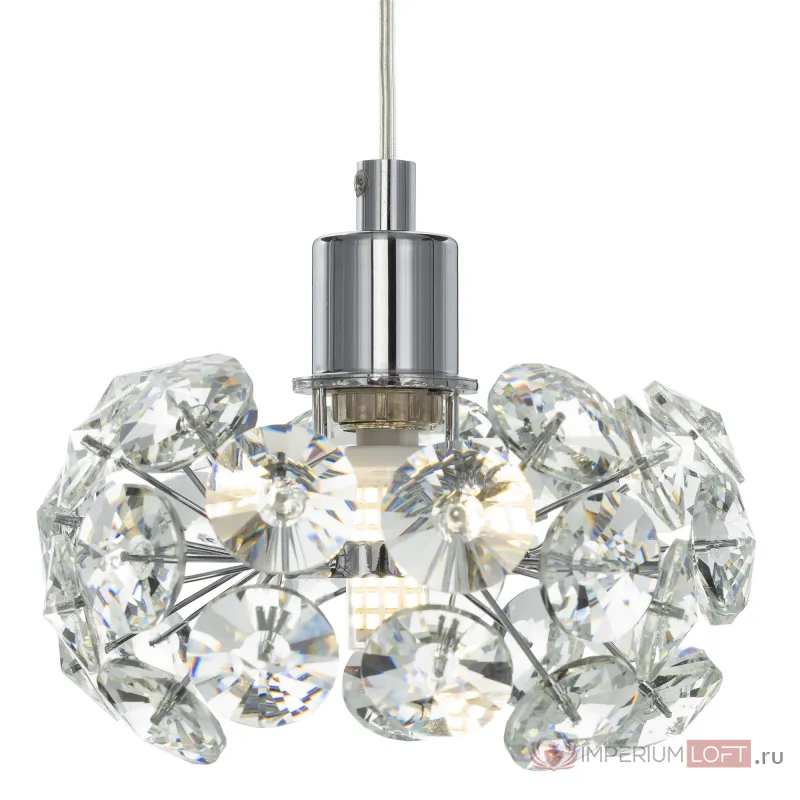 Хрустальный подвесной светильник Хром Citilux Eletto Betsy EL322P03.1 от ImperiumLoft