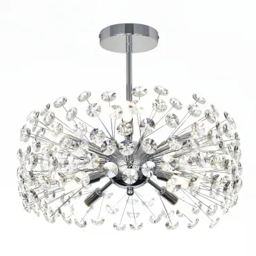 Хрустальная люстра на штанге Хром Citilux Eletto Betsy EL322CA08.1 от ImperiumLoft