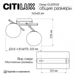Светильник поворотный Citilux DORSY CL223122 LED