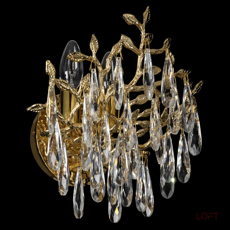 Бра хрустальное Золото Citilux RITZ CL310022
