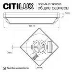Светильник с подсветкой Citilux NORMA CL748K300 LED от ImperiumLoft